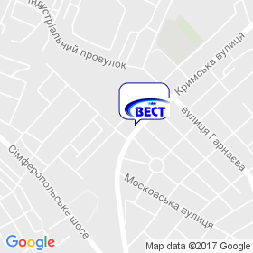 Вест-Крим на мапі Вест-Крим на мапі