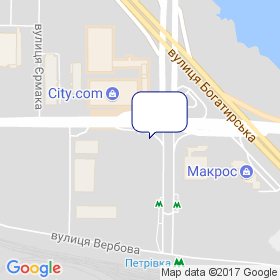 Віліс ПБТ на мапі