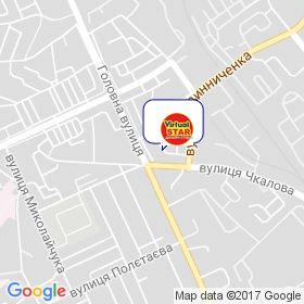 VirtualSTAR на мапі VirtualSTAR на мапі