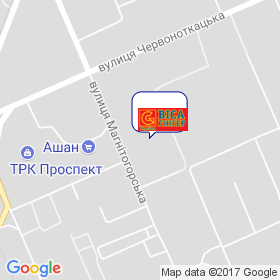 Віса-Гінгер Україна на мапі