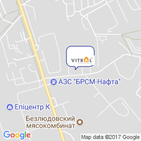 Витрал-Восток на мапі