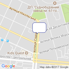 Миколаївводпроект на мапі