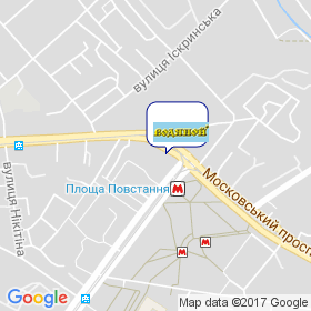 Водяной на мапі Водяной на мапі