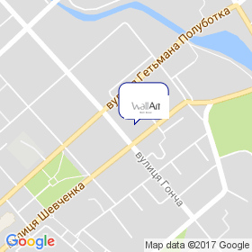 УоллАрт Україна на мапі УоллАрт Україна на мапі