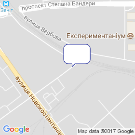 Валюфтек на мапі Валюфтек на мапі