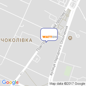 ВАТТОН на мапі ВАТТОН на мапі