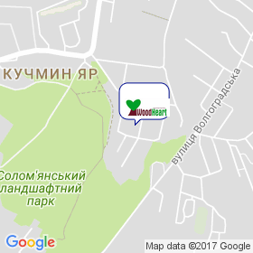 ВудХарт на мапі ВудХарт на мапі