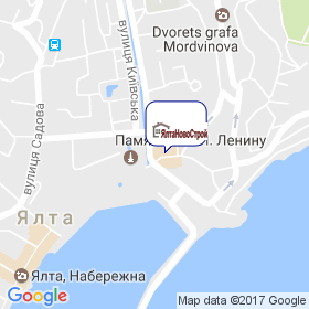 ЯлтаНовоСтрой на мапі ЯлтаНовоСтрой на мапі