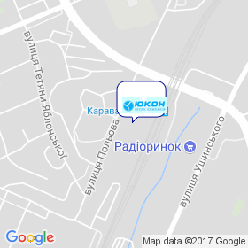 Юкон-С на мапі Юкон-С на мапі