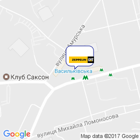 Цеппелін Україна на мапі Цеппелін Україна на мапі