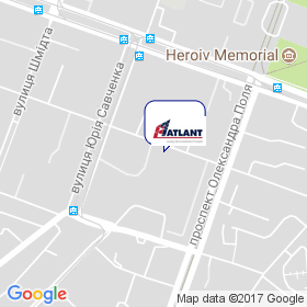 Завод металоконструкцій АТЛАНТ на мапі Завод металоконструкцій АТЛАНТ на мапі