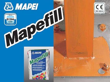 Mapefill - высокотекучий безусадочный строительный раствор для анкерного крепления Mapefill - высокотекучий безусадочный строительный раствор для анкерного крепления