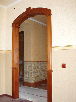 Арка деревянная