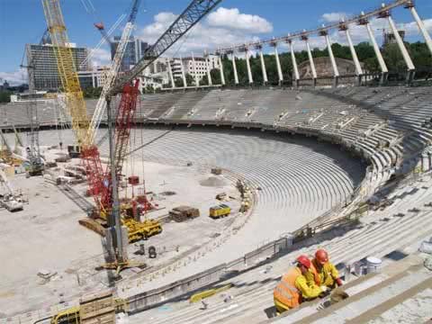 Затверджено новий кошторис реконструкції НСК `Олімпійський`