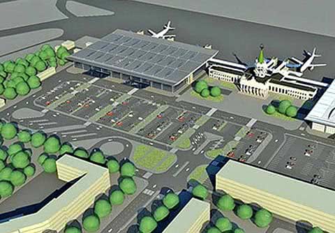 Харків будує тимчасовий термінал аеропорту