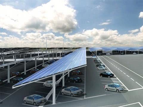 Renault починає будівництво `сонячних` дахів для відкритих парковок
