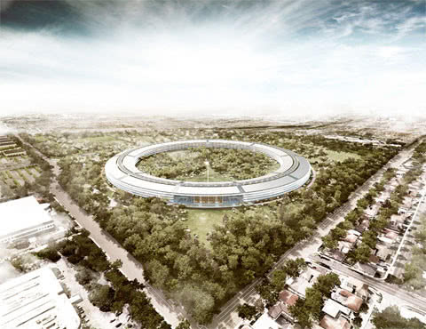 Для Apple розроблений проект нової штаб-квартири