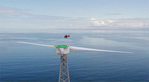Нова тестова вітрова турбіна в Шотландії