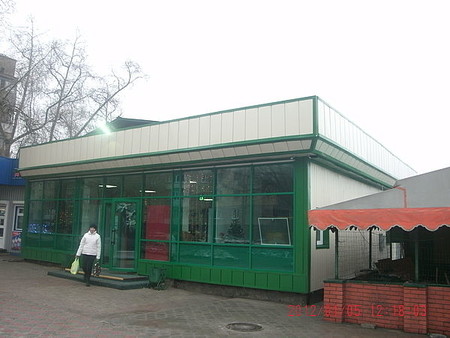 Облицовка магазинов.