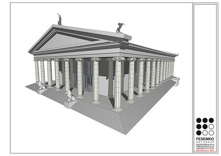 Форэскиз.Ресторанный комплекс в г.Донецке.