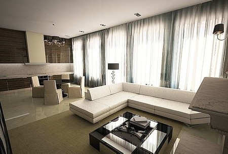 Дизайн интерьера гостиной в Днепропетровске