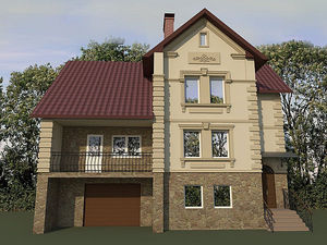 Фасадний декор дизайн-проект &mdash; Тимис Декор