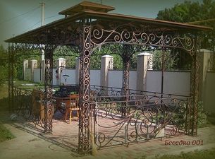 Беседка кованая &mdash; Артметалл-плюс