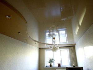 Натяжной потолок в два уровня &mdash; Центр стель