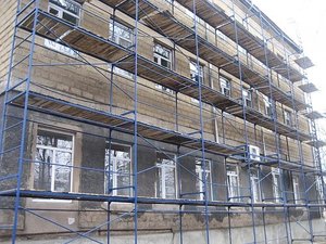 Рамные строительные леса. &mdash; ТВП Гарант