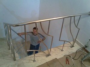 перила частный дом &mdash; МЕТАЛЛИСТ