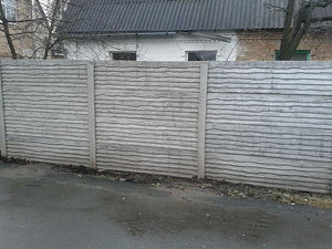 Еврозабор в Вишневом &mdash; Киев Пресбетон