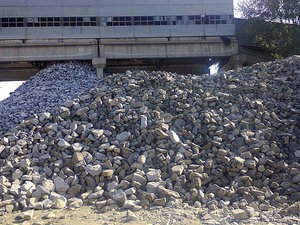 Камень бутовый &mdash; Промплощадка