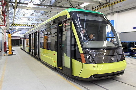 ПЕРШИЙ В УКРАЇНІ ЗАВОД З ВИРОБНИЦТВА НИЗЬКОПІДЛОГОВИХ ТРАМВАЇВ, ТРОЛЕЙБУСІВ ТА ЕЛЕКТРОБУСІВ