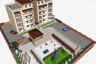 Многоэтажный жилой дом &mdash; Ра-Курс