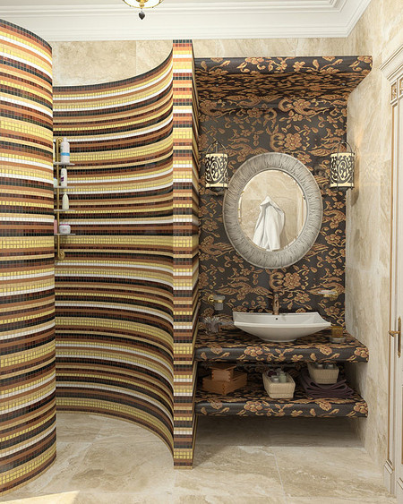 Ванная из мозаики