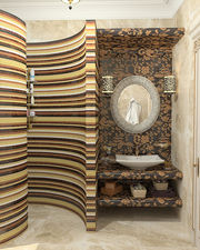 Ванная из мозаики &mdash; Красный Циан