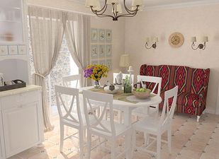 Кухня в стиле Прованс &mdash; Красный Циан