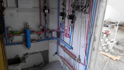 Насосная и коллекторная группа теплого пола &mdash; СантехМонтаж