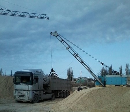 Речной песок с доставкой.