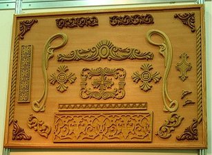 2D декоративные элементы с резьбой по дереву &mdash; ТЕХНОДРЕВКОМПЛЕКТ