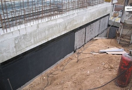 Гидроизоляция фундаментов