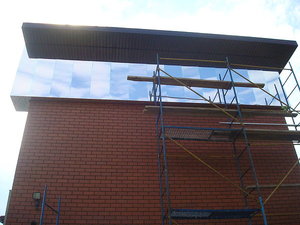 Зеркальные панели из АКП для кровли &mdash; Аль-тік