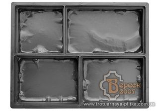 Форма для тротуарной плитки Средневековой камень &mdash; Вереск-2007