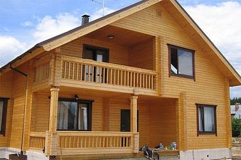Дома из оцилиндрованного бревна &mdash; Марку