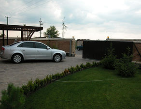 Откатные ворота &mdash; Донецька металлобаза