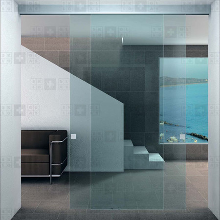 Двухплоскостная раздвижная дверь MetalGlas V-1200. Киев