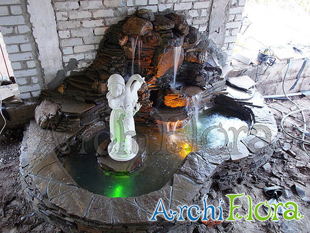 Строительство водопадов в интерьере