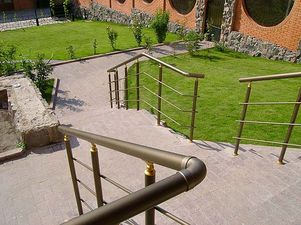 алюминиевые анодированные перила &mdash; Архитекта-Центр