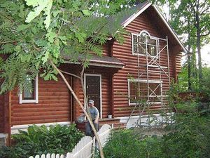 Деревянный дом из профилированого бруса 180*140мм — Степанюк Деревянный дом из профилированого бруса 180*140мм — Степанюк