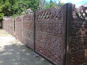 Бетонные заборы &mdash; Будстрой